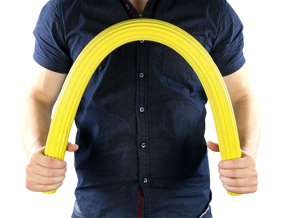 CanDo Twist-Bend-Shake Flexible Exercise Bar - 36" - Yellow - X-light