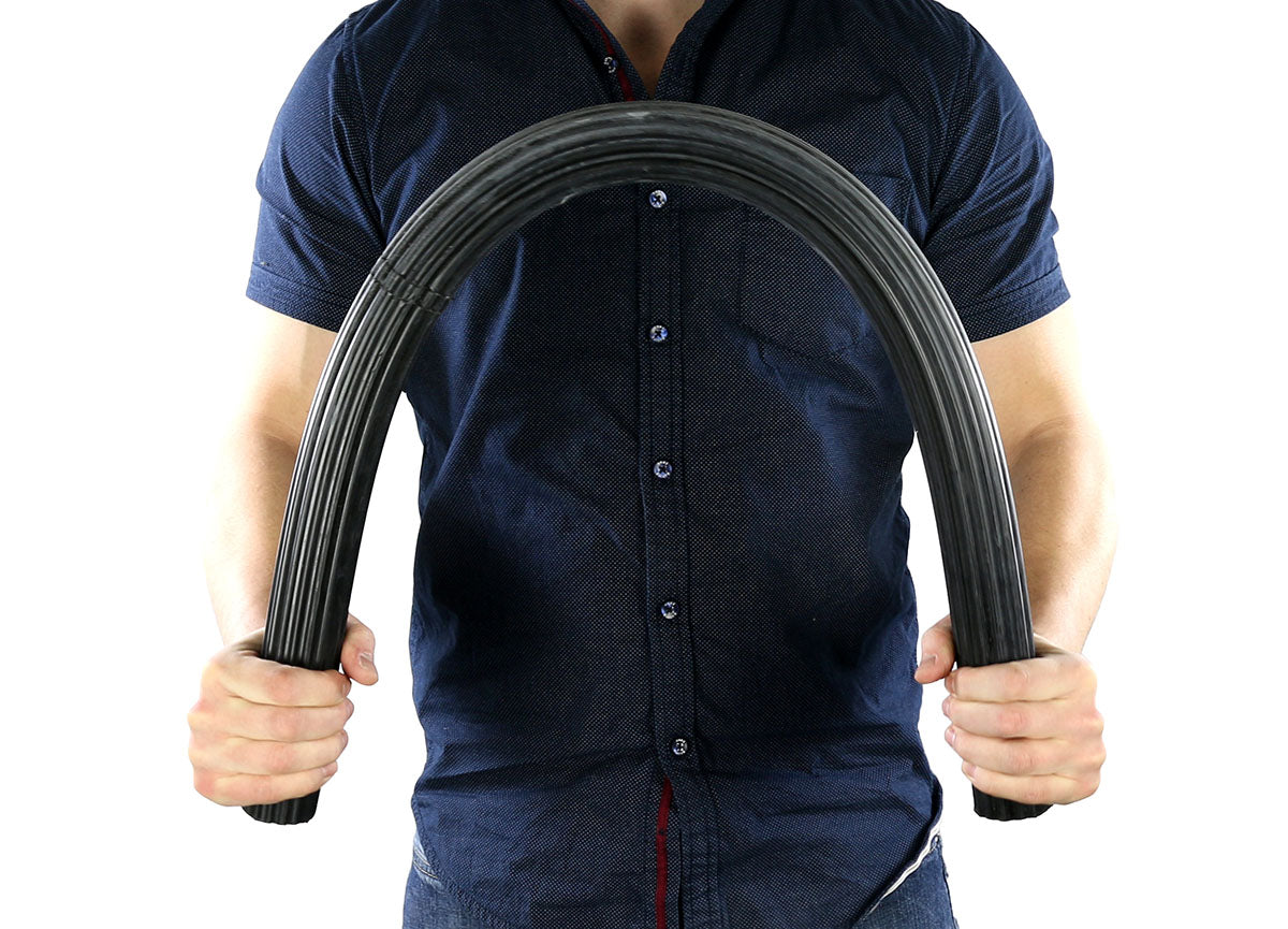 CanDo Twist-Bend-Shake Flexible Exercise Bar - 36" - Black - X-Heavy