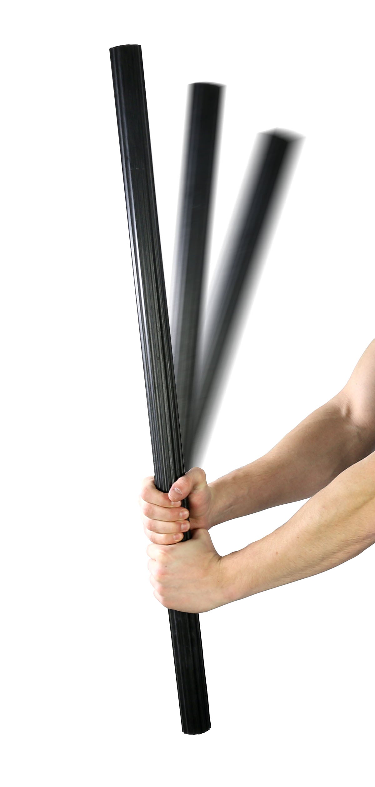 CanDo Twist-Bend-Shake Flexible Exercise Bar - 36" - Black - X-Heavy