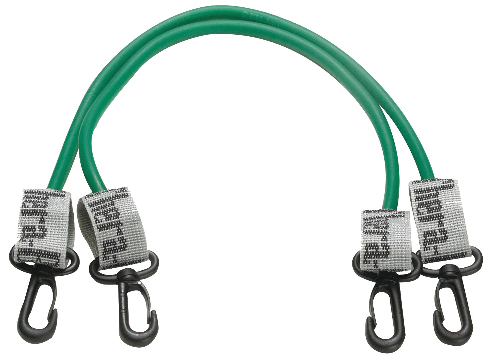 TheraBand Exercise Station, Accessory, Green (moderate) Tubing with Connectors, 18", Latex