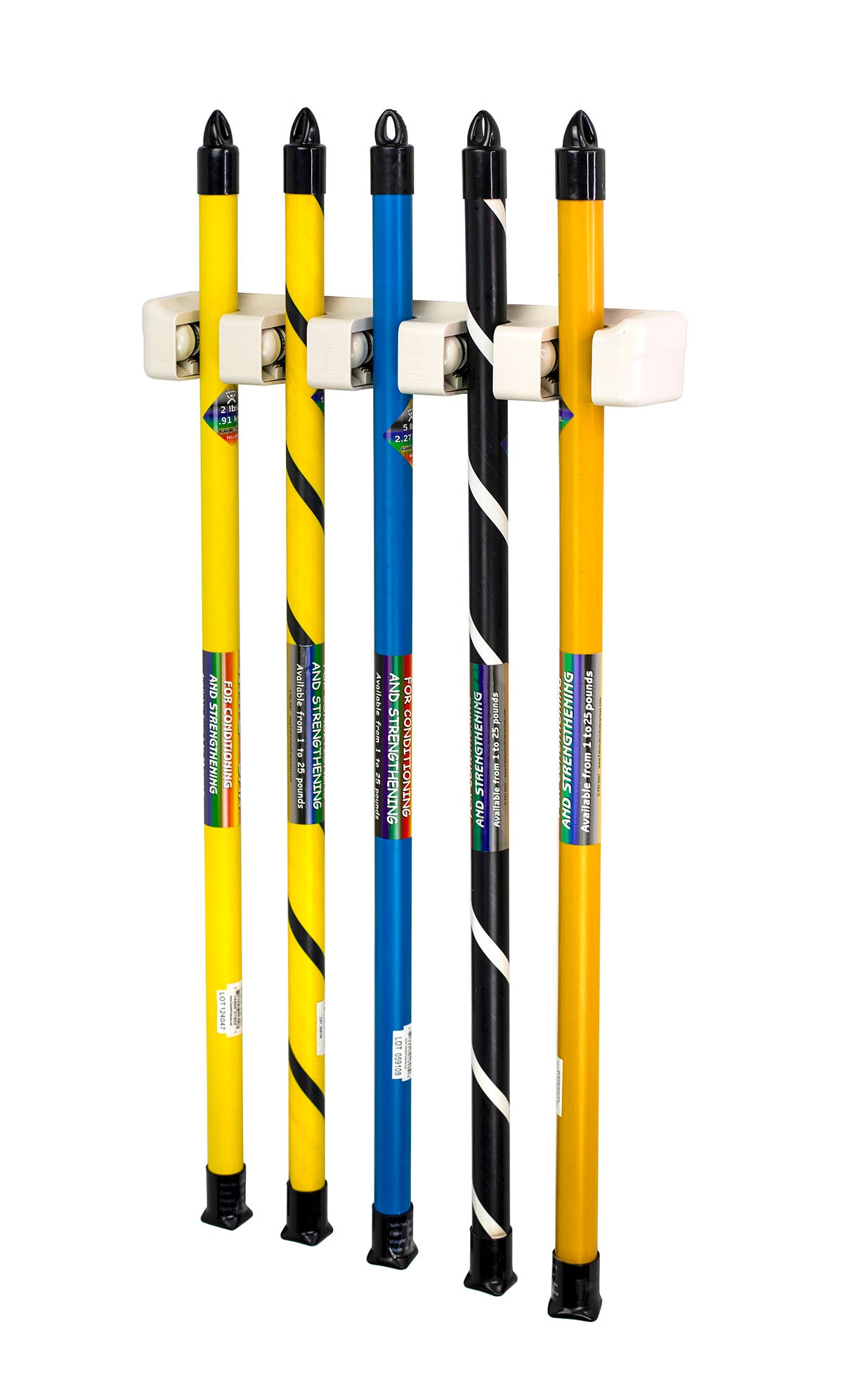 CanDo WaTE Bar, Accessory, 5 Bar Vertical Wall Rack