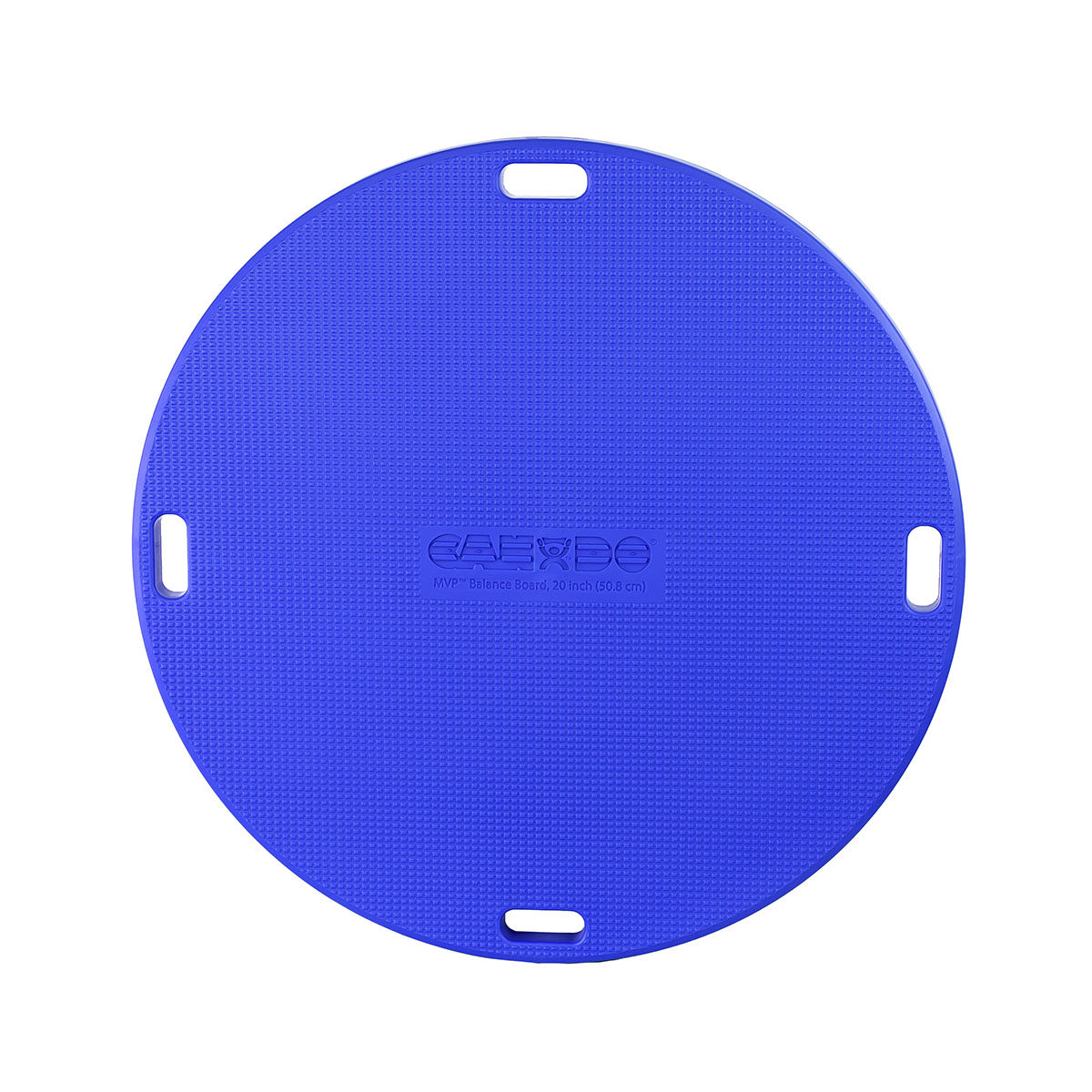 CanDo Balance Board, 20" Diameter Wobble/Rocker Board with 2 Green Balls (Moderate)