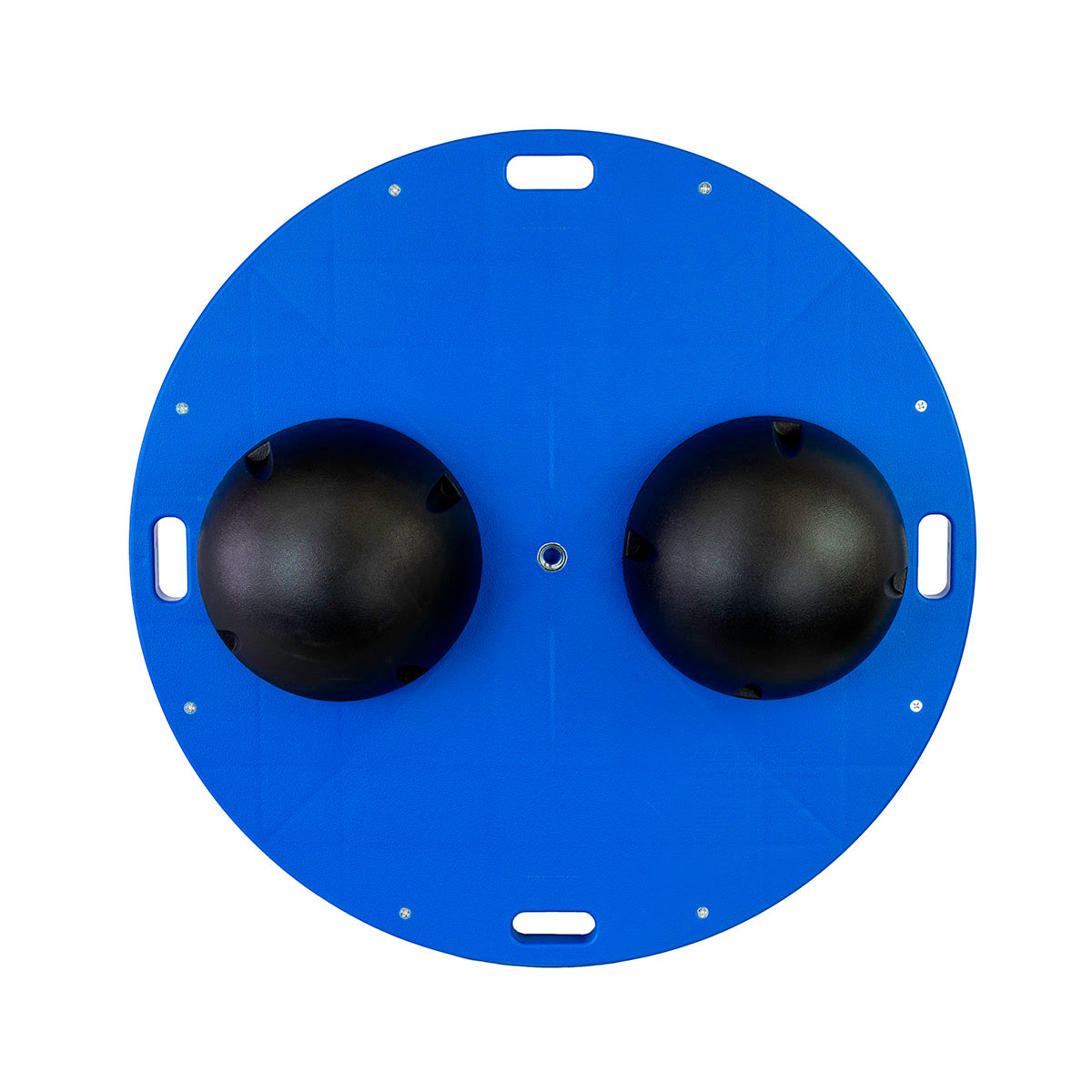 CanDo Balance Board, 20" Diameter Wobble/Rocker Board with 2 Black Balls (X-Hard)