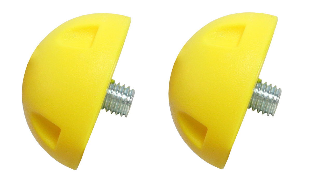 CanDo MVP Balance System, Yellow Instability Ball (Level 1), Pair