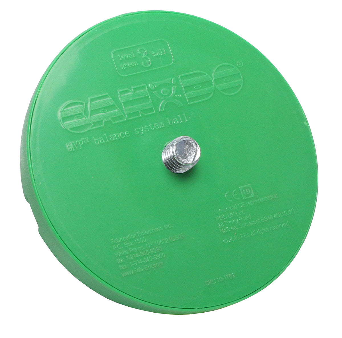 CanDo MVP Balance System, Green Instability Ball (Level 3), Each