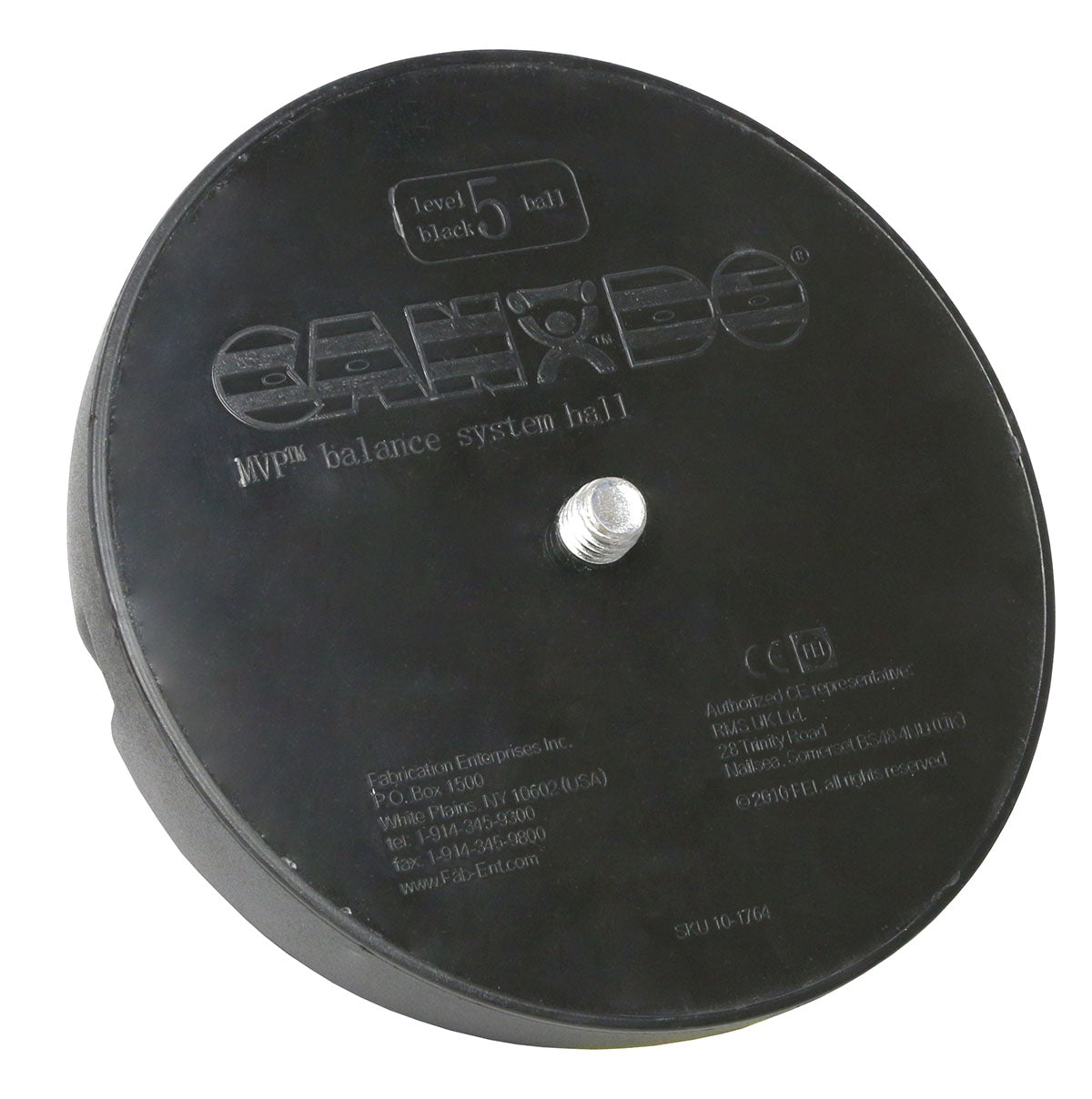 CanDo MVP Balance System, Black Instability Ball (Level 5), Each