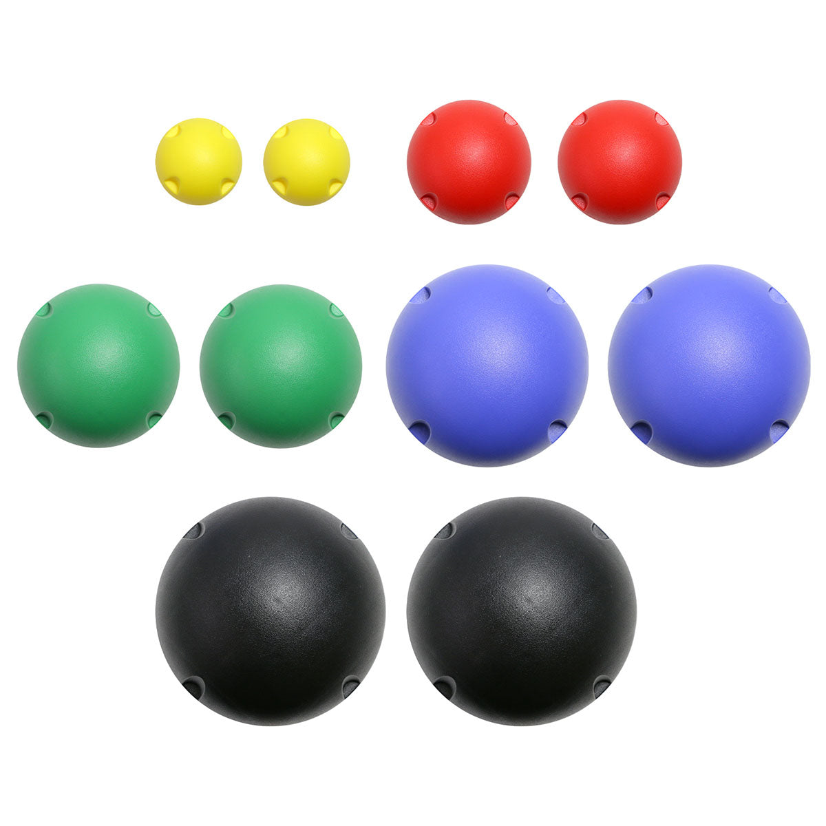 CanDo MVP Balance System, 10-Ball Set Only (2 each: yellow through black)
