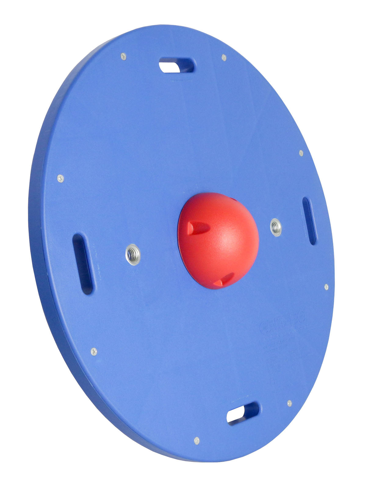 CanDo Balance Board, 16" Diameter Wobble Board with 1 Red Ball (Easy)