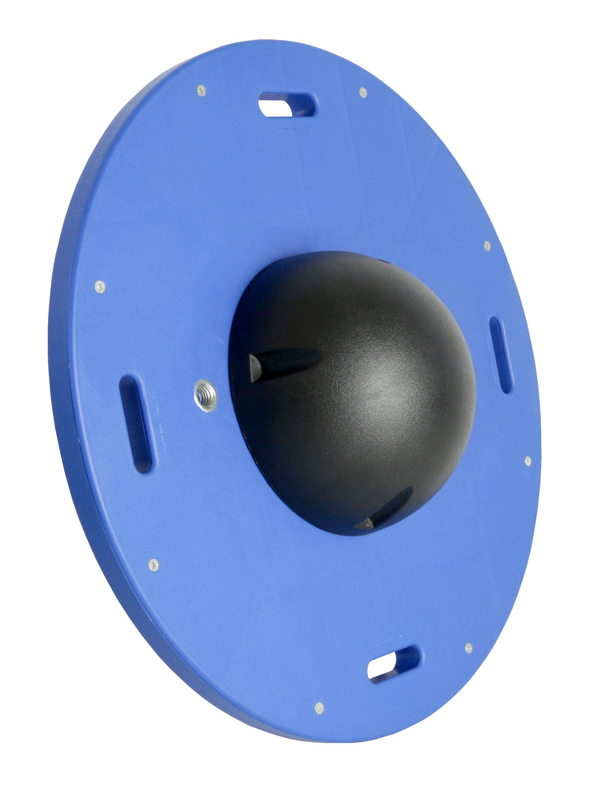 CanDo Balance Board, 16" Diameter Wobble Board with 1 Black Ball (X-Hard)