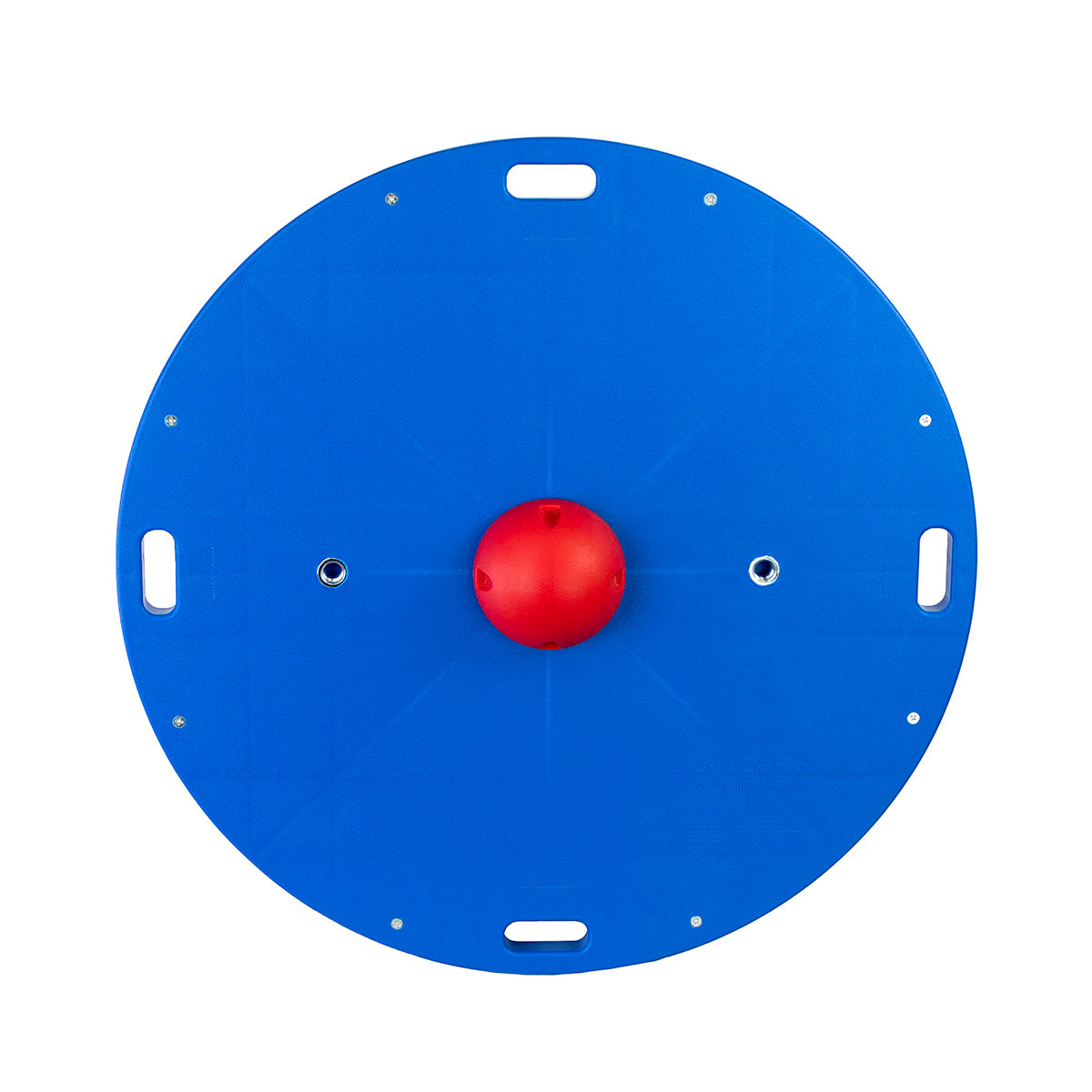 CanDo Balance Board, 20" Diameter Wobble Board with 1 Red Ball (Easy)