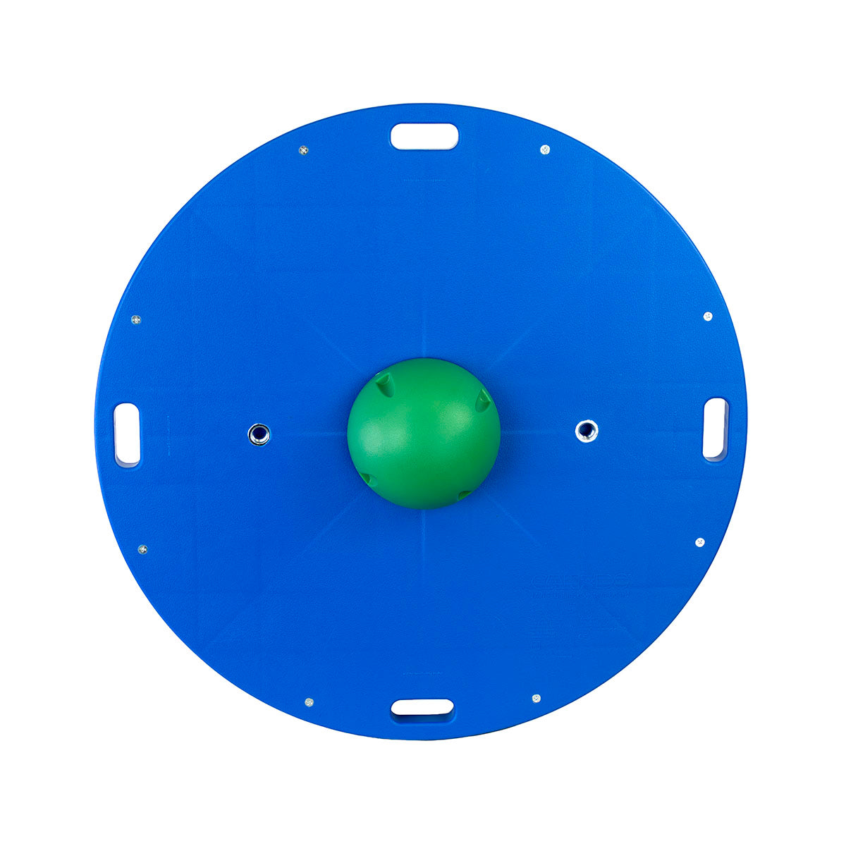 CanDo Balance Board, 20" Diameter Wobble Board with 1 Green Ball (Moderate)