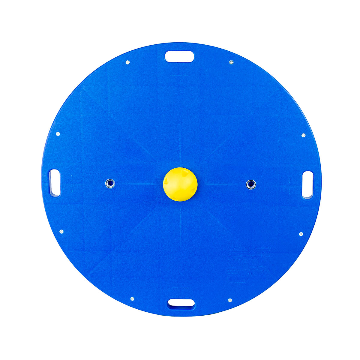 CanDo Balance Board, 30" Diameter Wobble Board with 1 Yellow Ball (X-Easy)