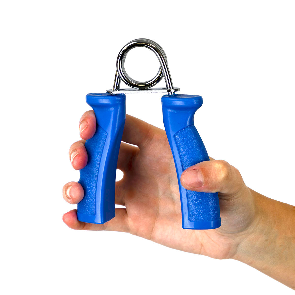 CanDo Ergonomic Hand Grip, Pair - Blue, heavy - 24 lb
