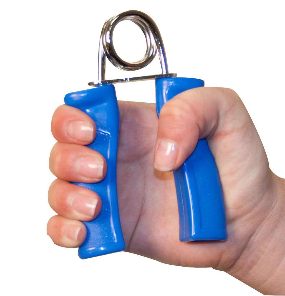 CanDo Ergonomic Hand Grip, Pair - Blue, heavy - 24 lb