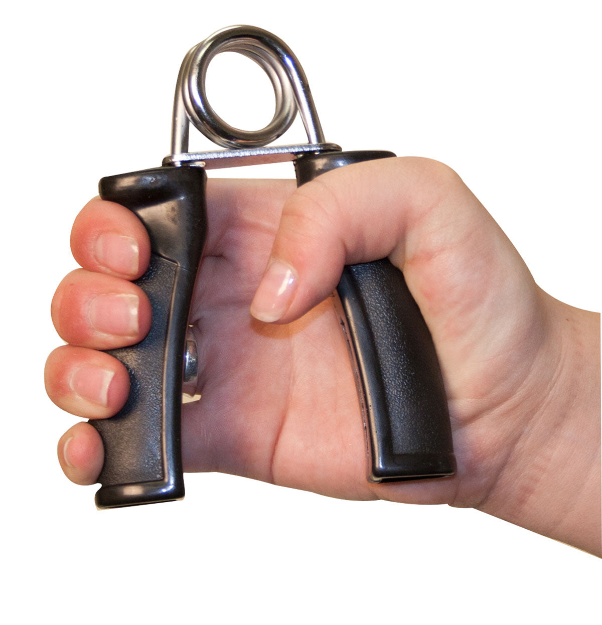 CanDo Ergonomic Hand Grip, Pair - Black, x-heavy - 48 lb