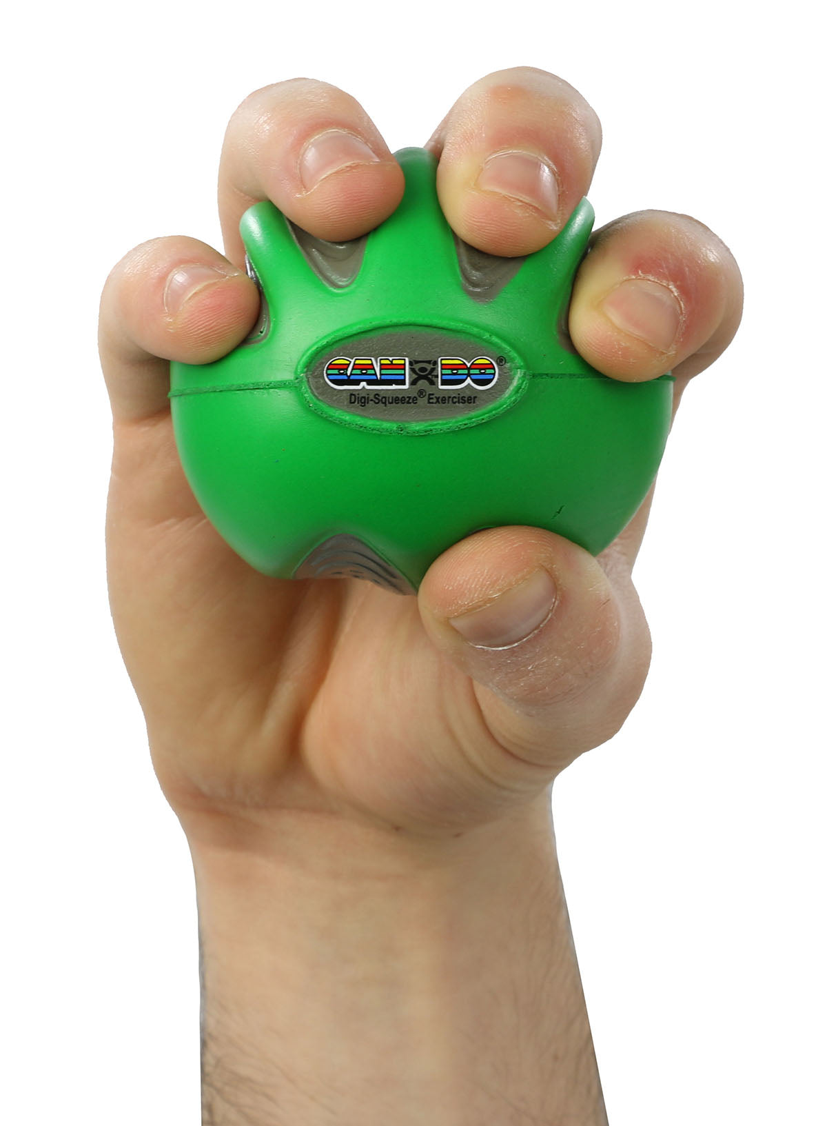 CanDo Digi-Squeeze hand exerciser - Small - green, moderate