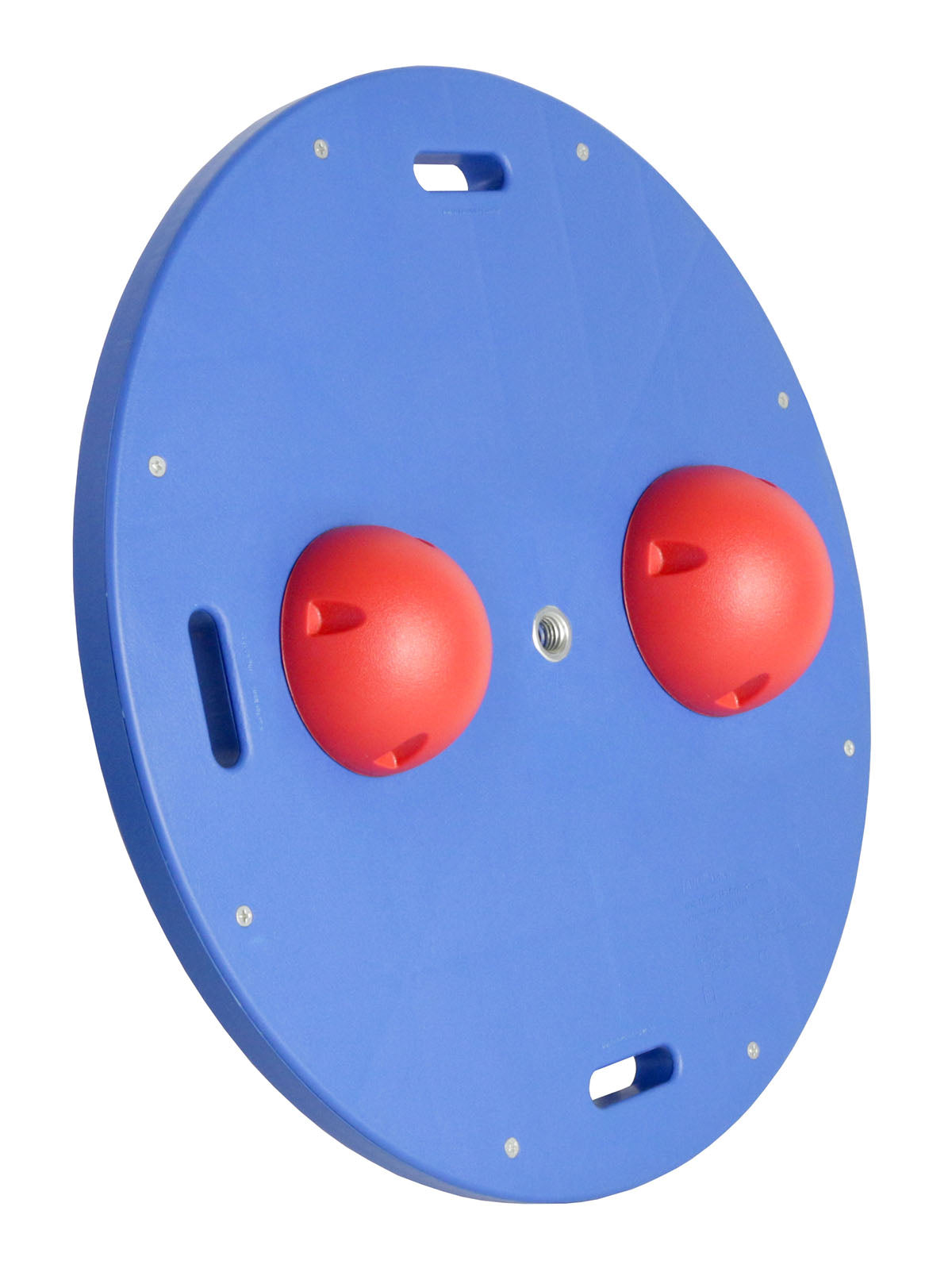 CanDo Balance Board, 16" Diameter Wobble/Rocker Board with 2 Red Balls (Easy)
