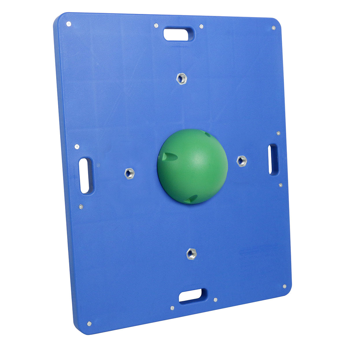 CanDo Balance Board, 15" x 18" Wobble Board with 1 Green Ball (Moderate)