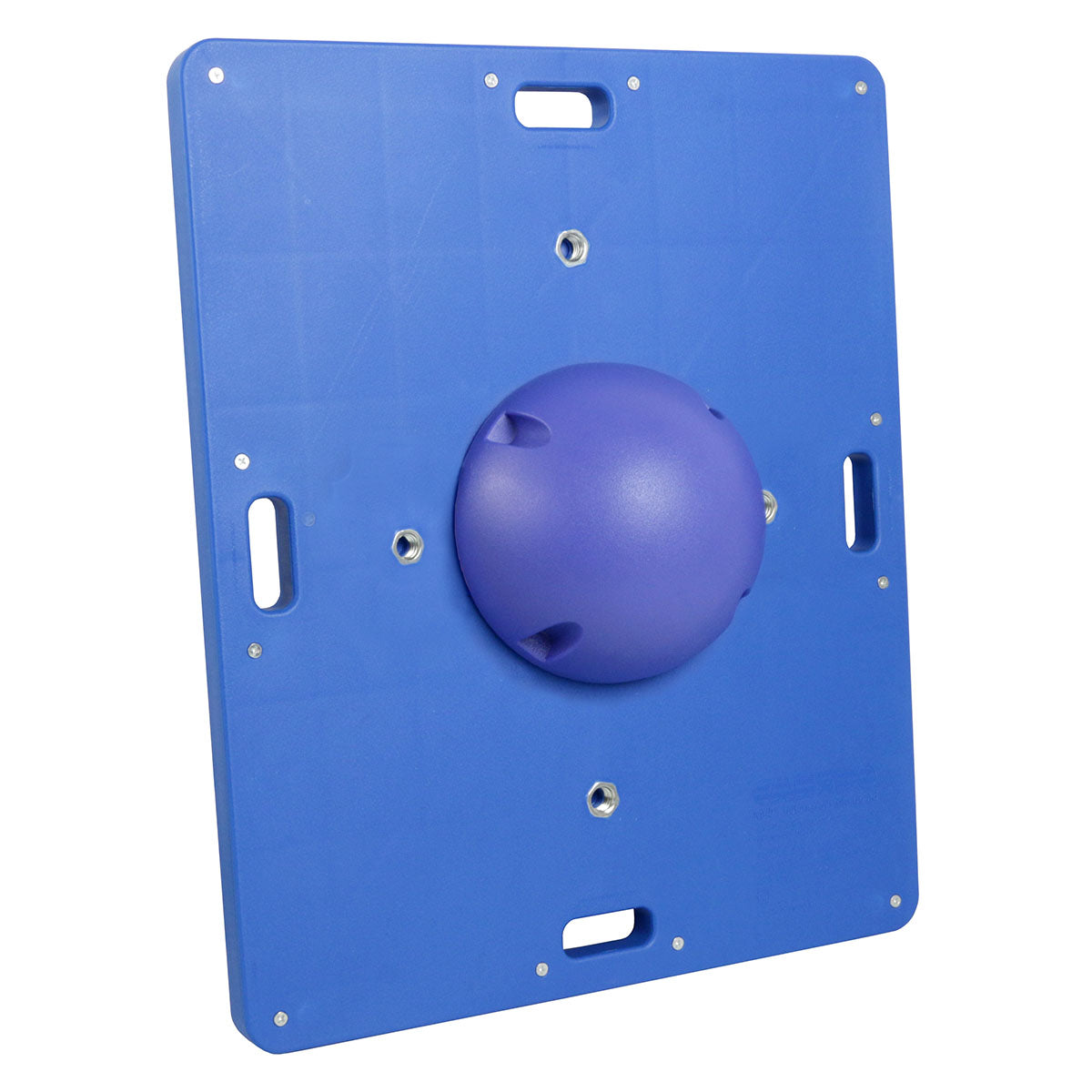 CanDo Balance Board, 14" x 18" Wobble Board with 1 Blue Ball (Hard)