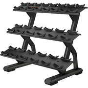 Precor 3-Tier, 10-Pair Dumbbell Saddle Tray