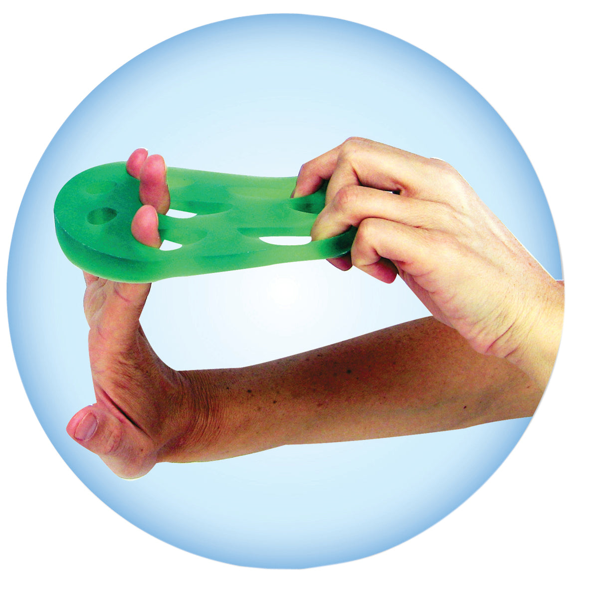 TheraBand hand Xtrainer - Green, intermediate