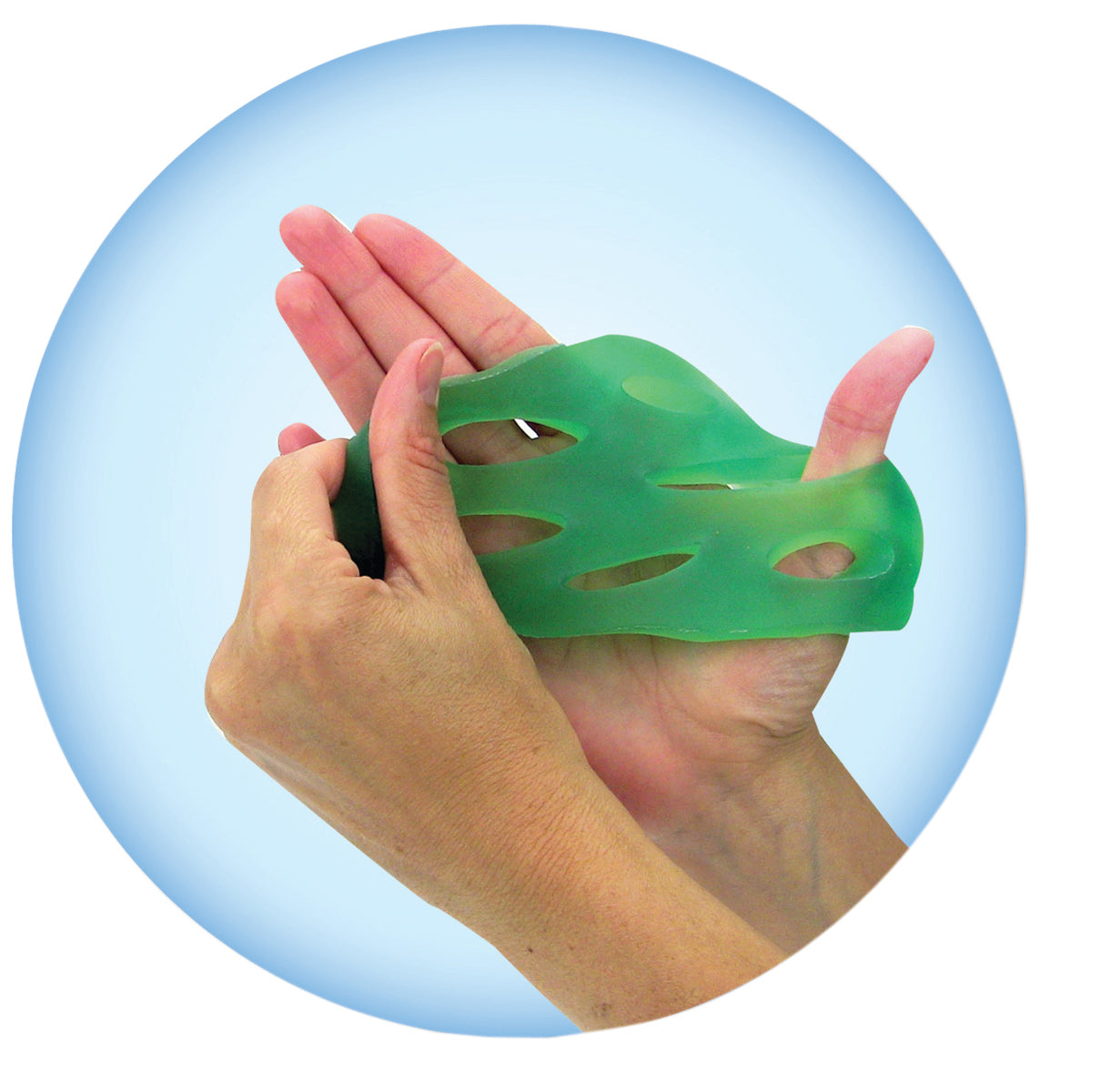 TheraBand hand Xtrainer - Green, intermediate