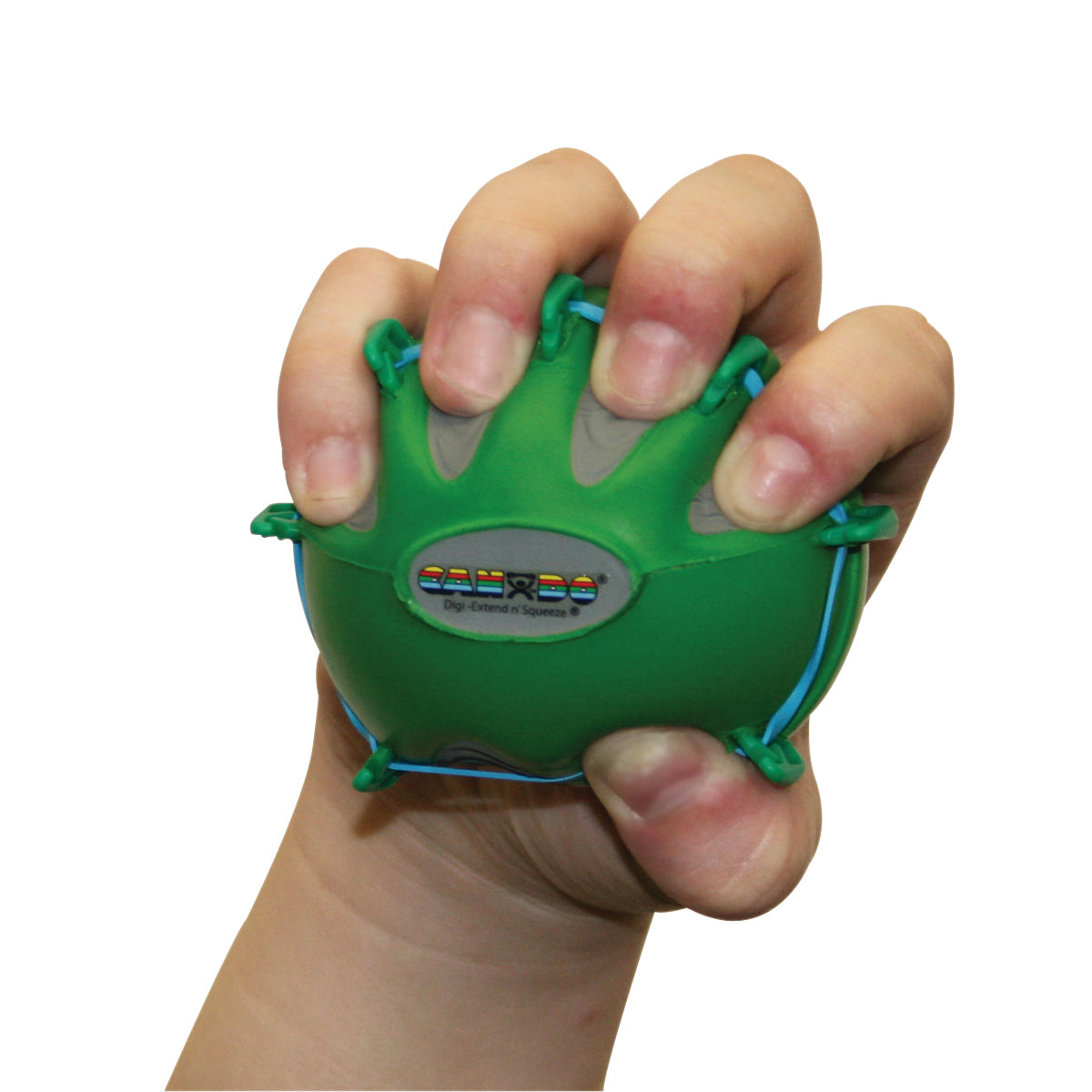 CanDo Digi-Extend n' Squeeze Hand Exerciser - Large - Green, moderate