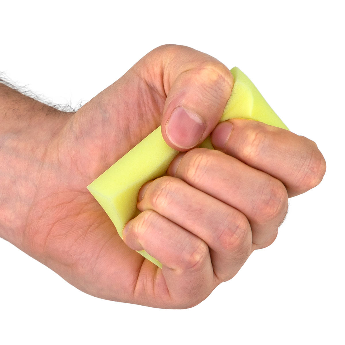 CanDo Hand Therapy Blocks, Yellow (Extra-Soft), Pack of 3, Case of 40