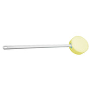CanDo Long Scrub Sponge, Round with Scrubber, Yellow, Case of 24