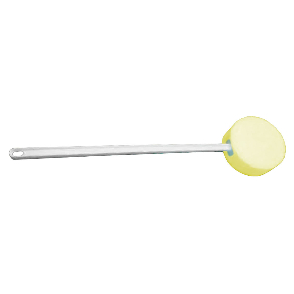 CanDo Long Scrub Sponge, Round with Scrubber, Yellow