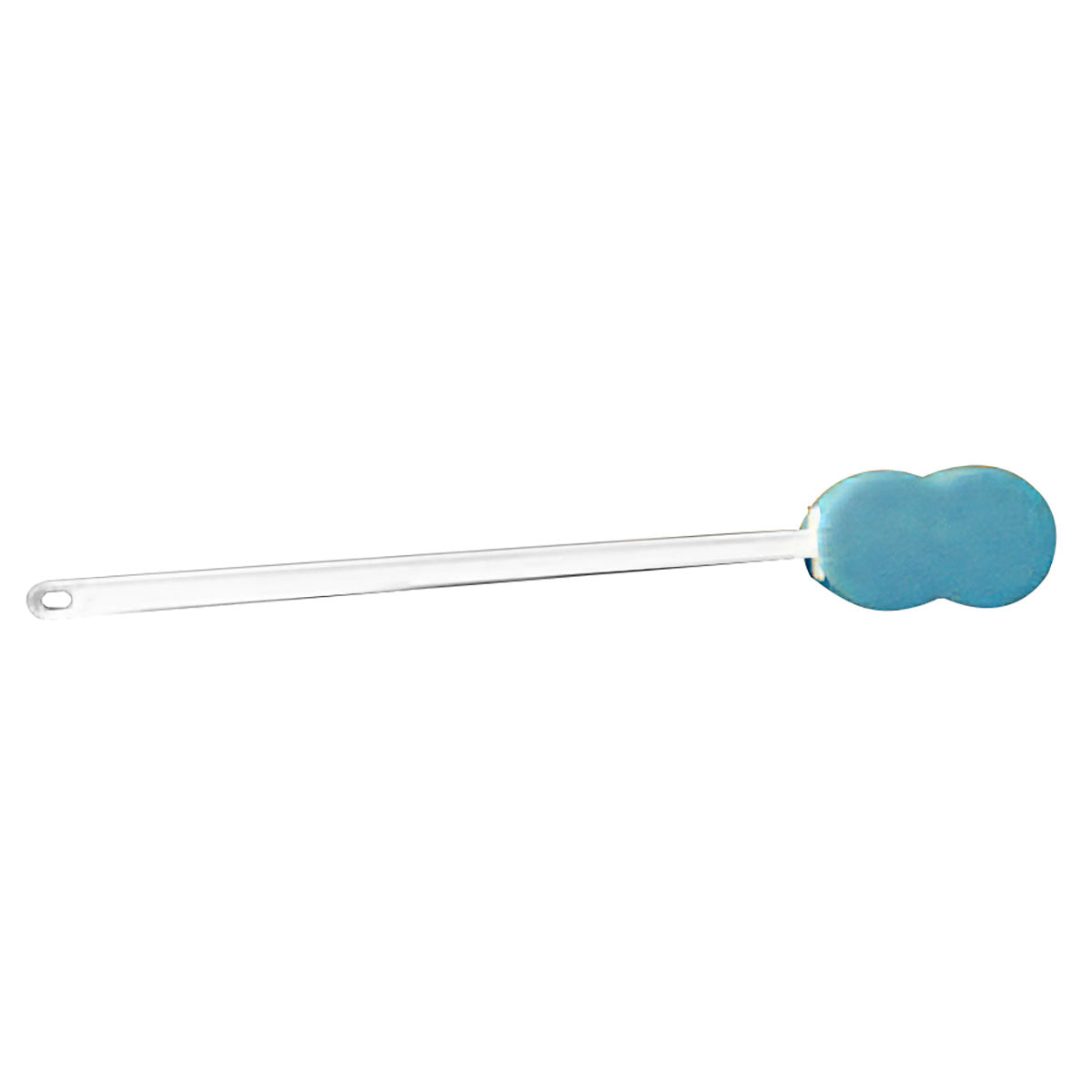 CanDo Long Scrub Sponge, Contoured, Blue, Case of 24