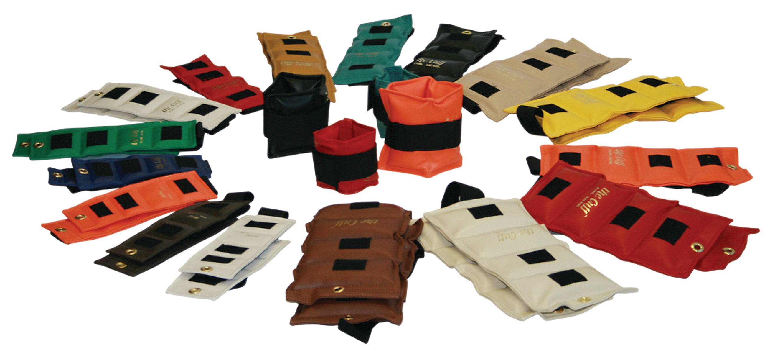 The Cuff Deluxe Ankle and Wrist Weight, 32 Piece Set (2 each: .25, .5, .75, 1, 1.5, 2, 2.5, 3, 4, 5, 6, 7, 7.5, 8, 9, 10 lb.)
