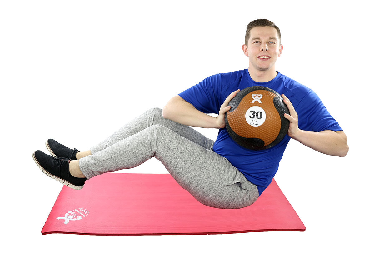 CanDo, Firm Medicine Ball, 11" Diameter, Gold, 30 lbs.