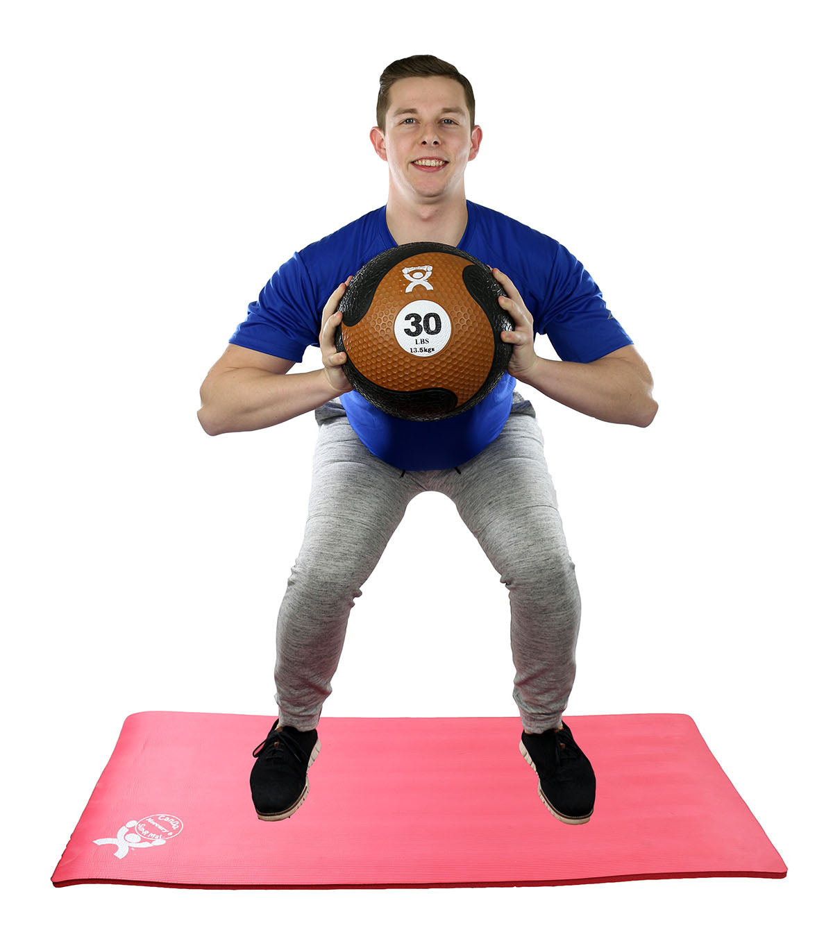 CanDo, Firm Medicine Ball, 11" Diameter, Gold, 30 lbs.