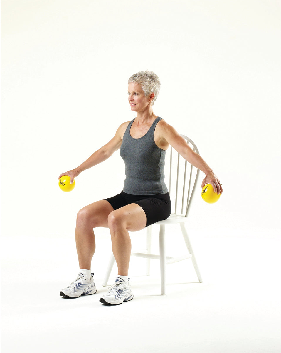 TheraBand Soft Weights ball - Yellow - 1 kg, 2.2 lb