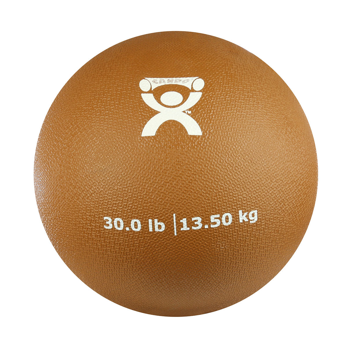 CanDo, Soft and Pliable Medicine Ball, 9" Diameter, Gold, 30 lbs.