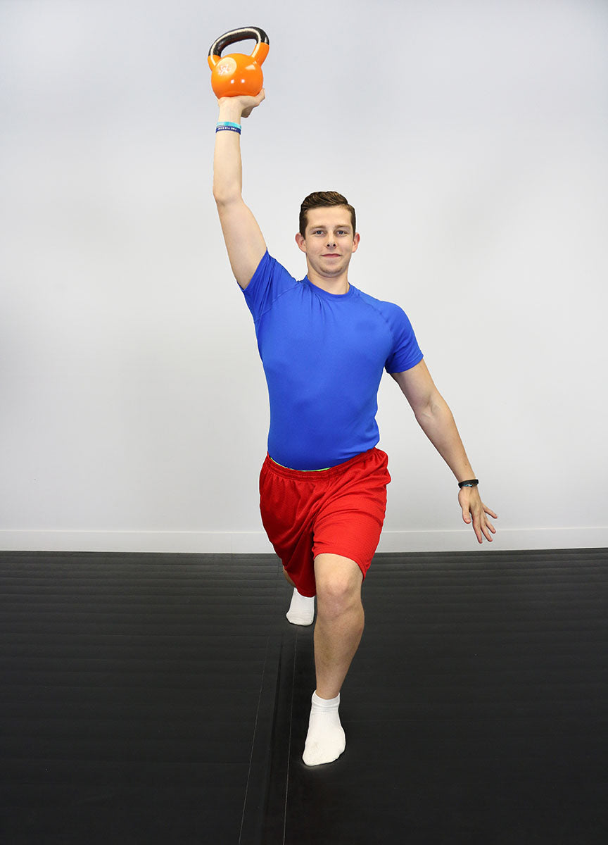 CanDo vinyl-coated kettlebell - Gold - 30 lb