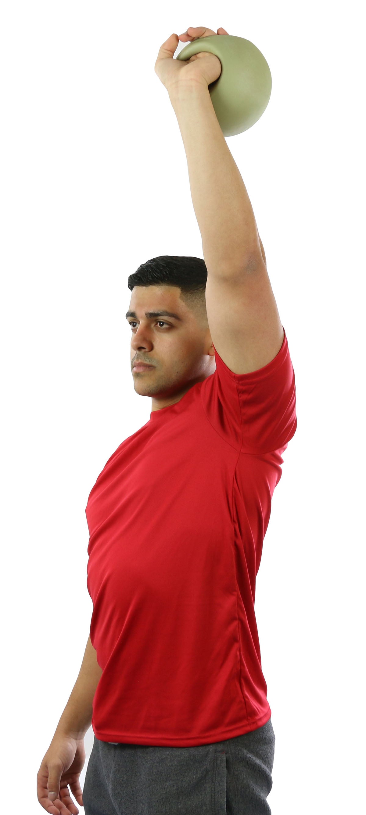 CanDo One Handle Medicine Ball - 2 lb - Tan