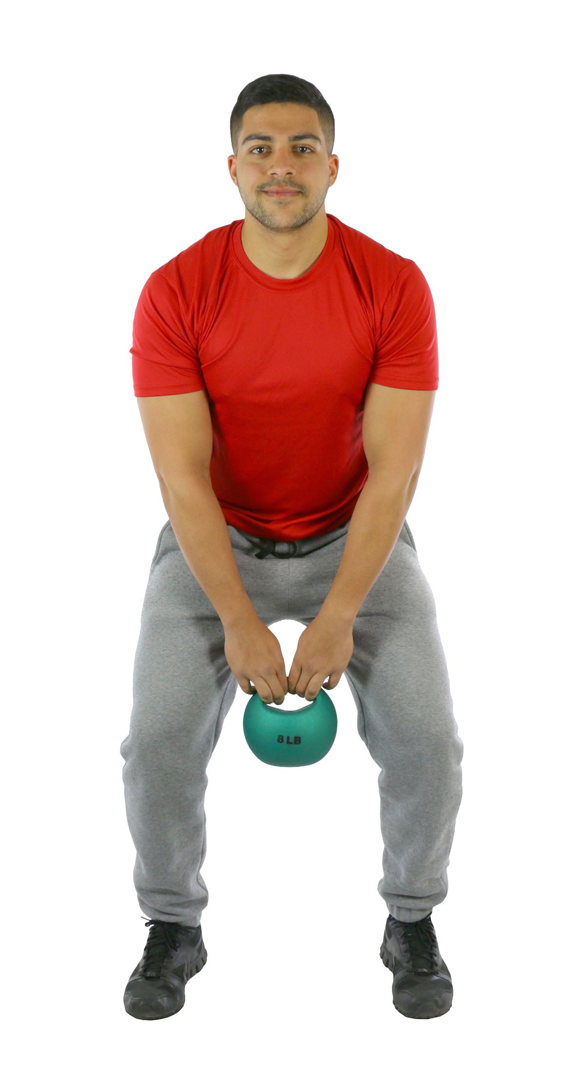 CanDo One Handle Medicine Ball - 8 lb - Green