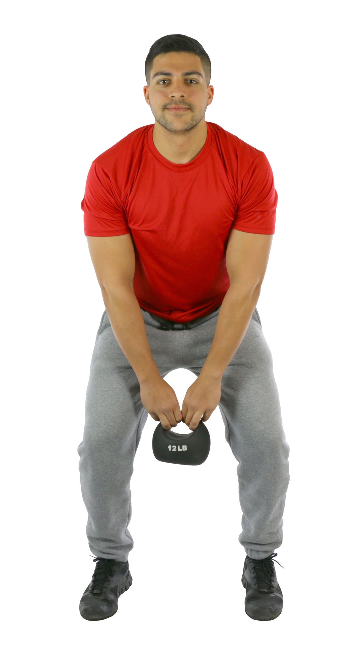 CanDo One Handle Medicine Ball - 12 lb - Black