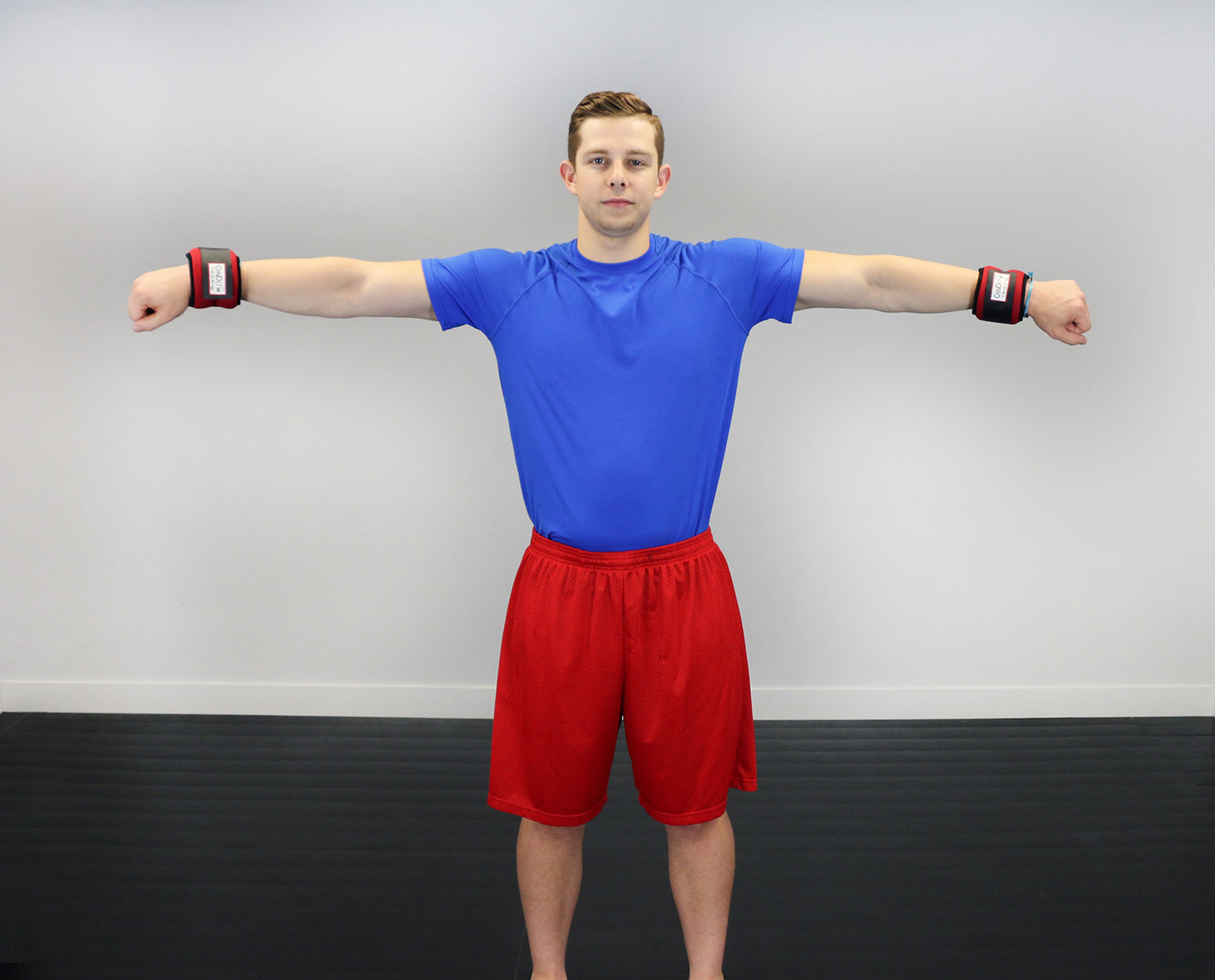 CanDo Weight Straps - 2 lb Set (2 each: 1 lb weight) - Red