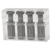 Digi-Flex Multi, 4 Additional Finger Buttons with Box - Silver (XX-Heavy)