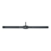 Black Chrome, 20" Cable Straight Bar