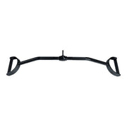 Black Chrome, 36" Cable Pro Style Lat Bar