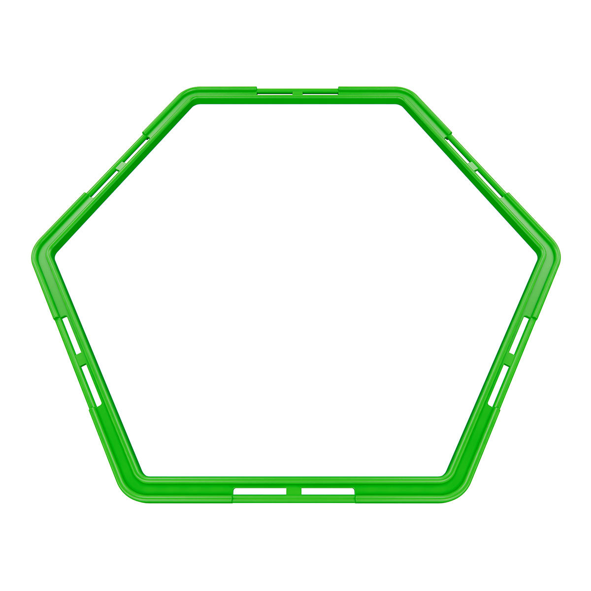 Hex Agility Ring, Green, Set of 12