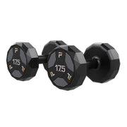 Urethane Cardio Dumbbell, Gray, 17.5 lb., Pair