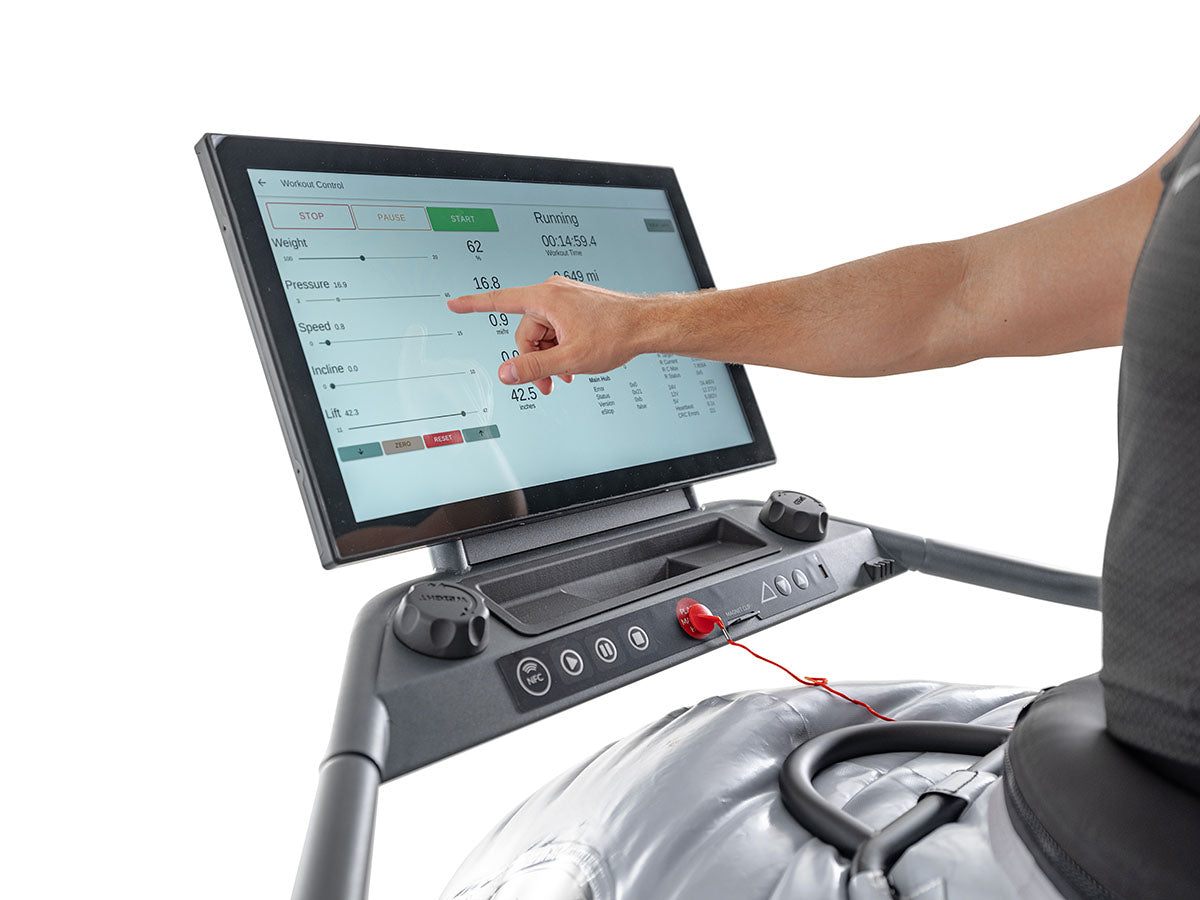 Boost 2 Elite Microgravity Treadmill, Gray, 208/230V