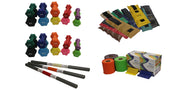 Weight Kit 3:(2) 1-10 lb Dumbbells, 16 Hugger Weights, Theraband Bands, 1-3 lb weight Bars