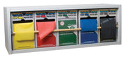 CanDo Dispens-a-Band exercise band rack, wood, 5 rolls