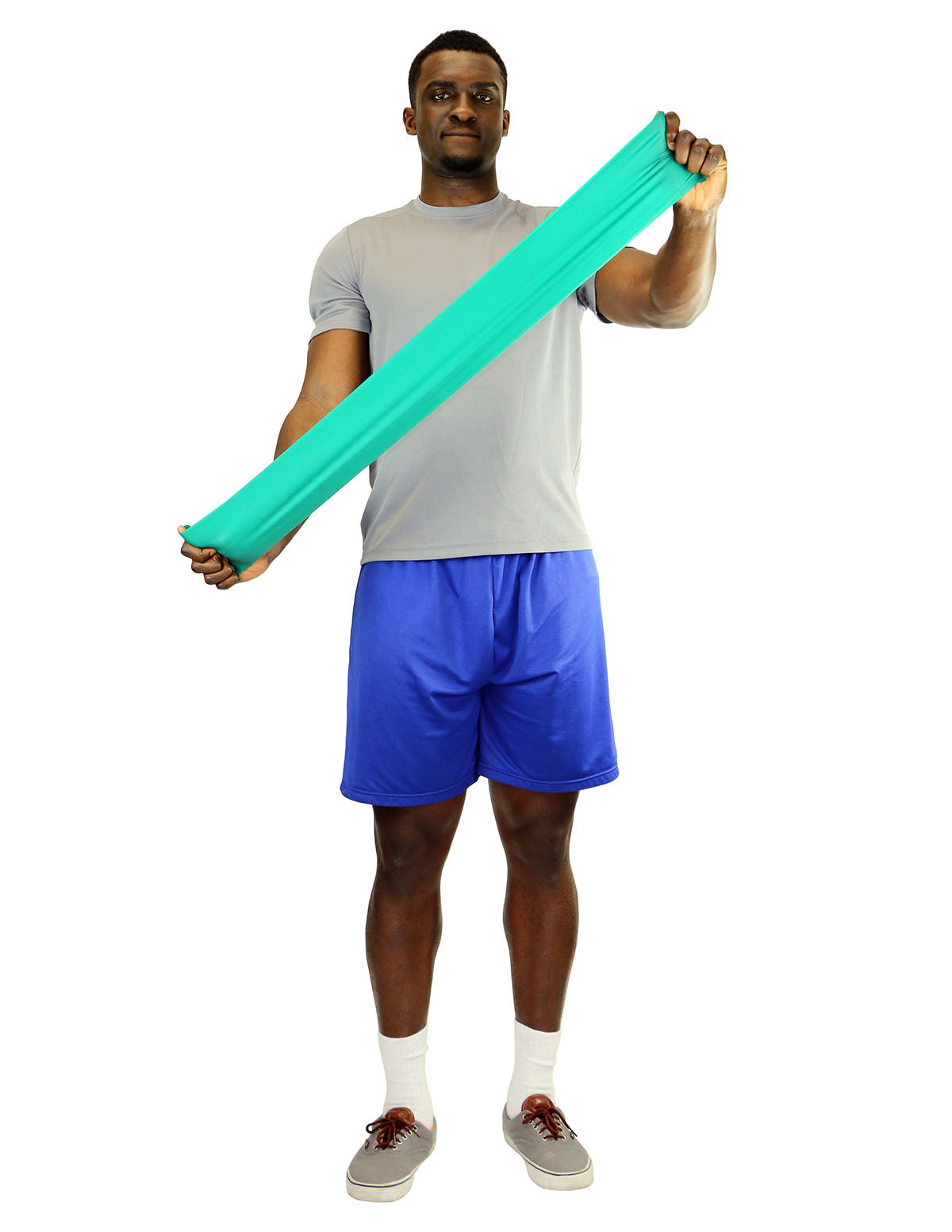 CanDo Latex Free Exercise Band - 25 yard roll - Green - medium